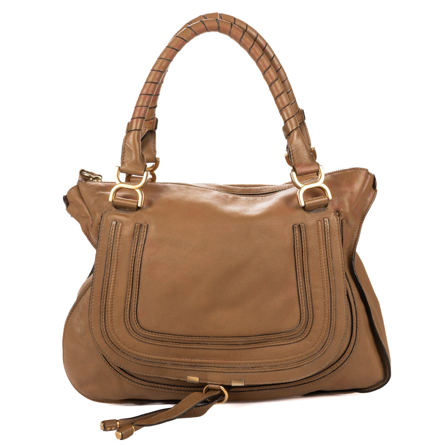 Chloe Marcie Shoulder Bag Leather Large