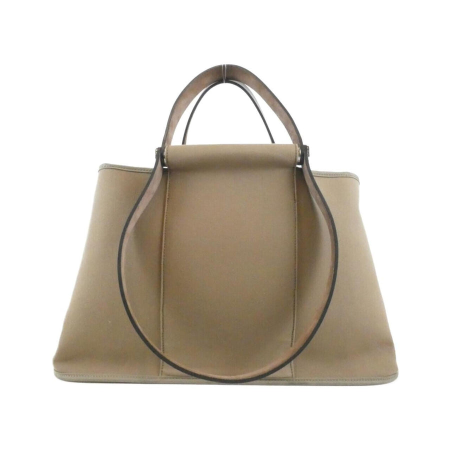 Hermes Cabag Elan Toile And Leather 39