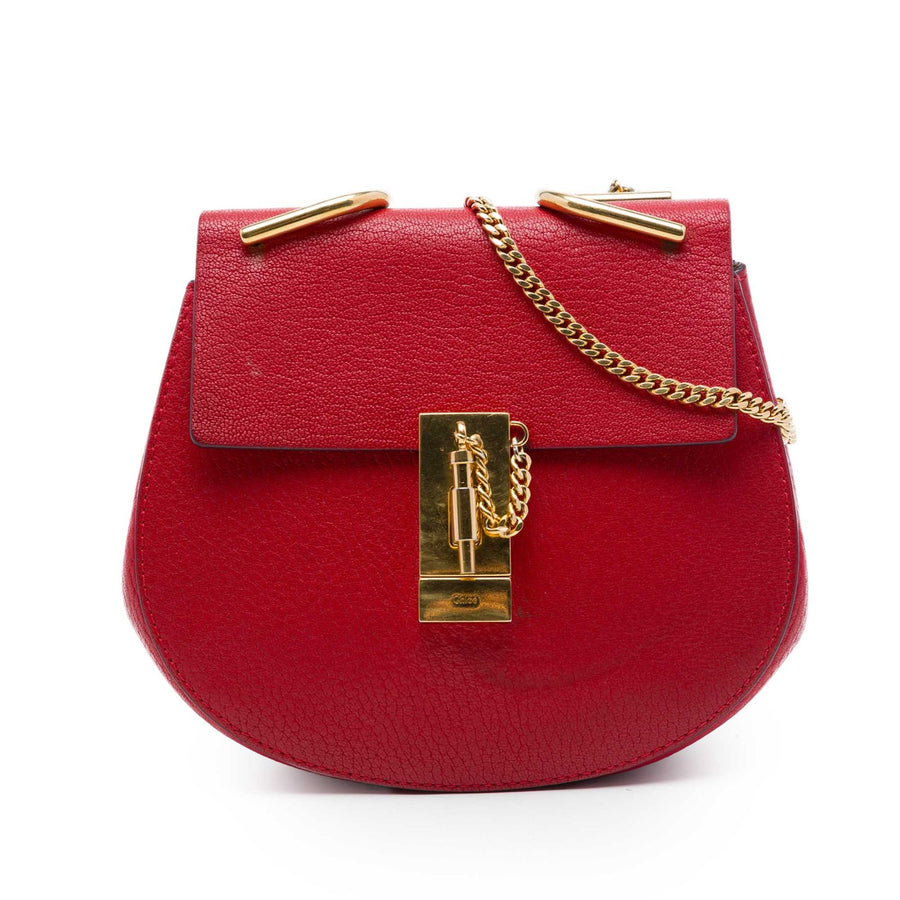 Chloé Mini Leather Drew Crossbody Pre-