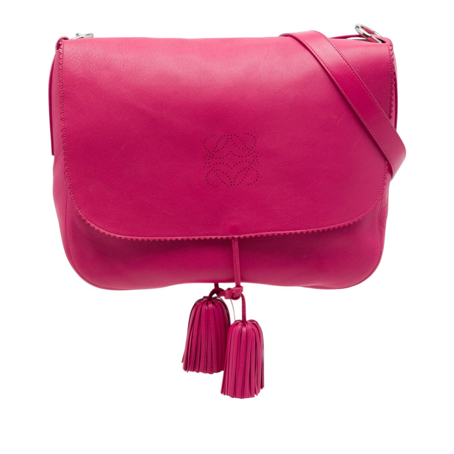 Loewe Nappa Anagram Tassel Crossbody