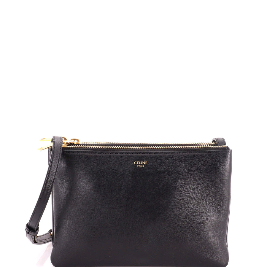 Celine Trio Crossbody Bag Leather Small