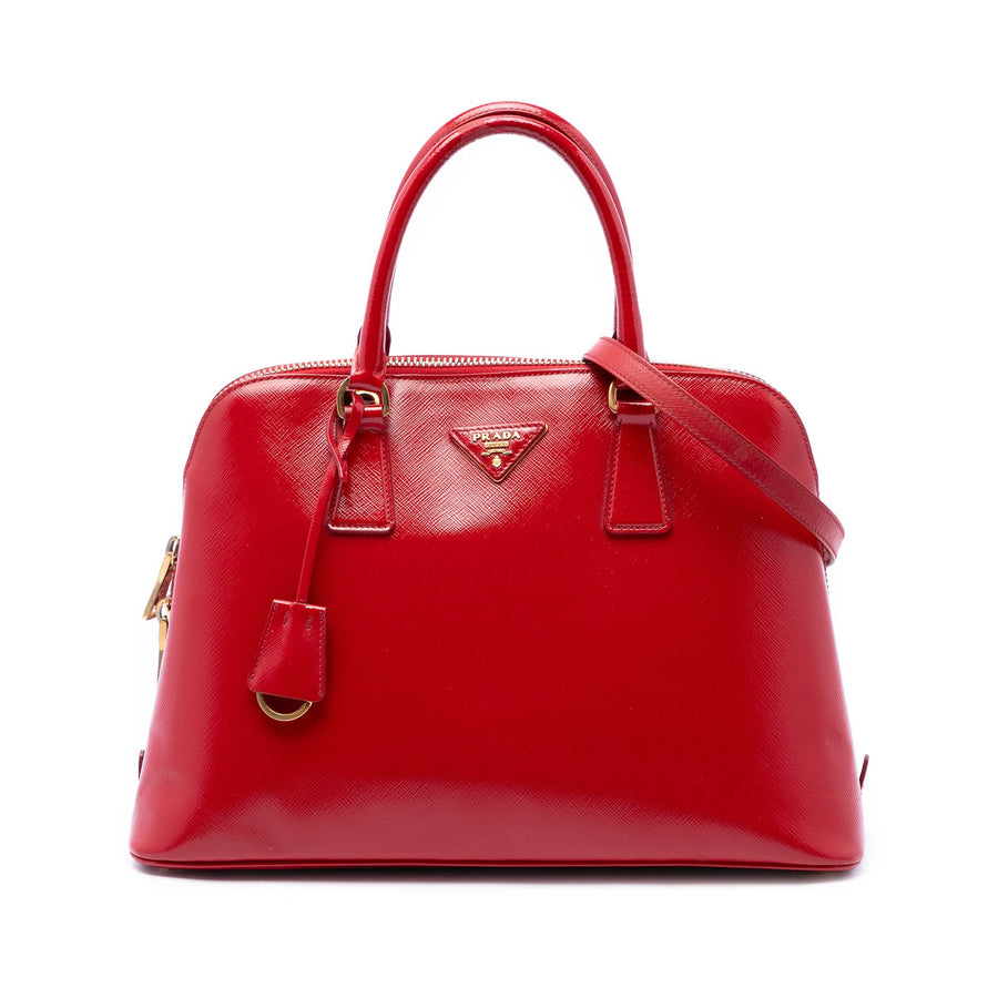 Prada Medium Saffiano Vernice Promenade