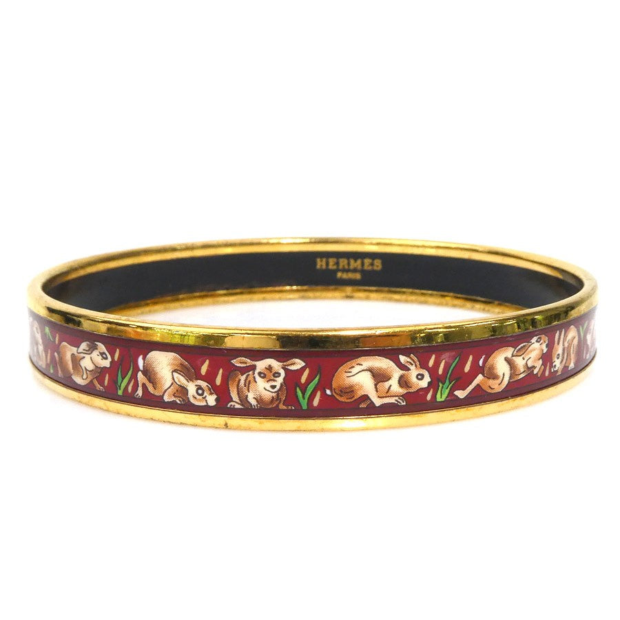 Hermes Cloisonne Bangle Bracelet