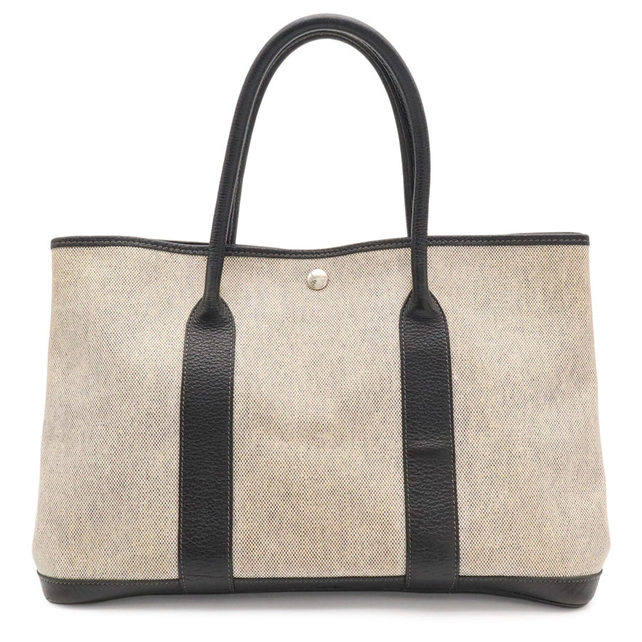 Hermes Garden Party Tote Toile And