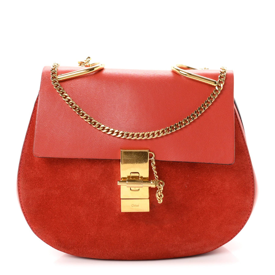 Chloe Suede Smooth Calfskin Drew