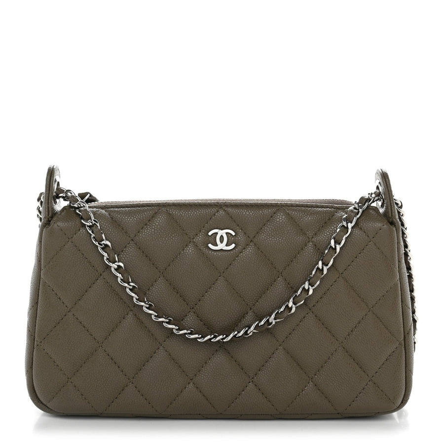 Chanel Caviar Quilted Purse With Chain