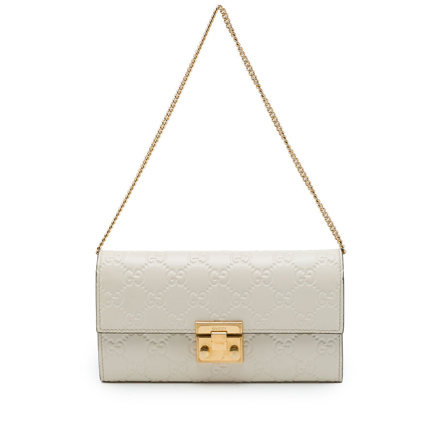 Gucci Ssima Padlock Wallet On Chain Pre-