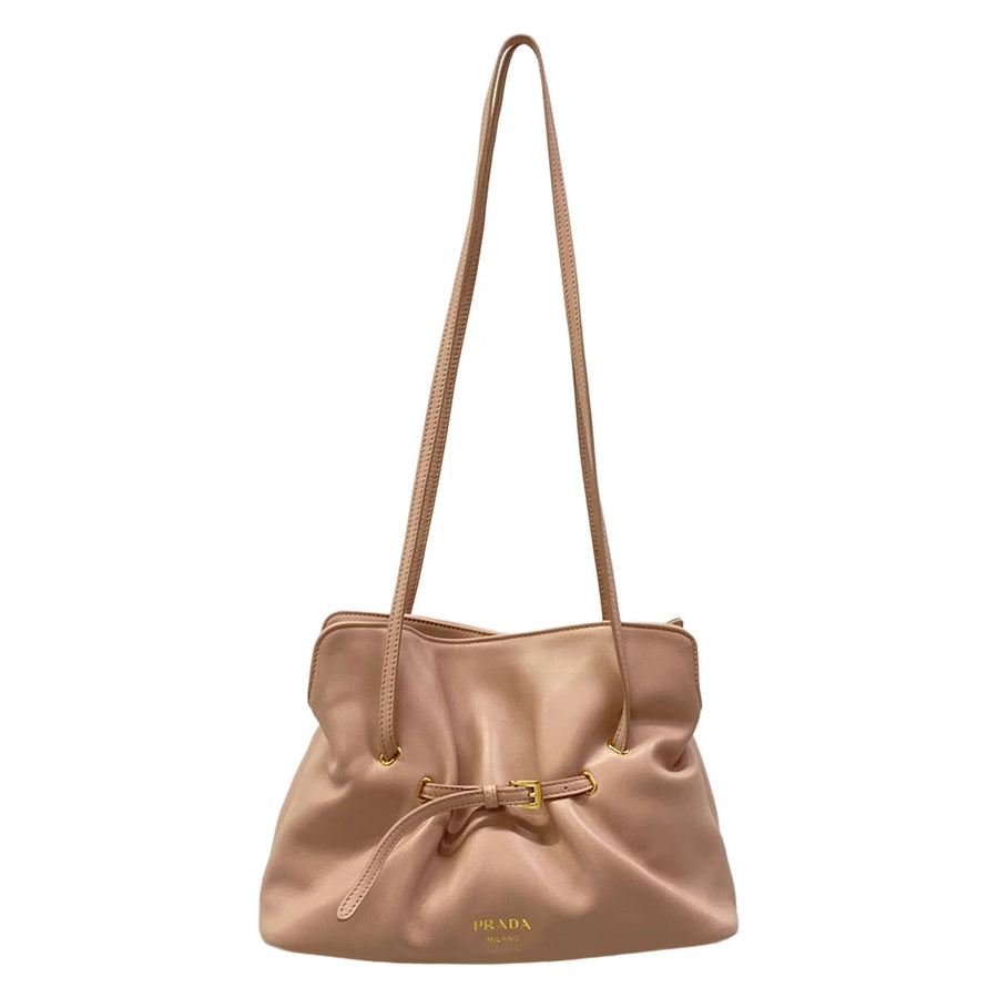 Prada Dadas Mall Pink Nappa Leather