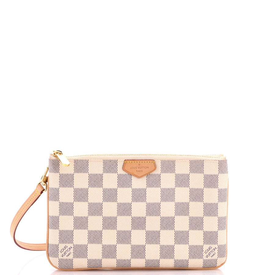 Louis Vuitton Double Zip Pochette Damier