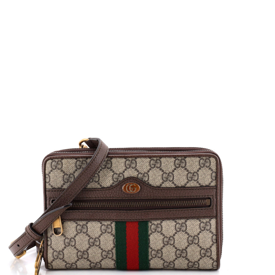 Gucci Ophidia Double Zip Crossbody Bag