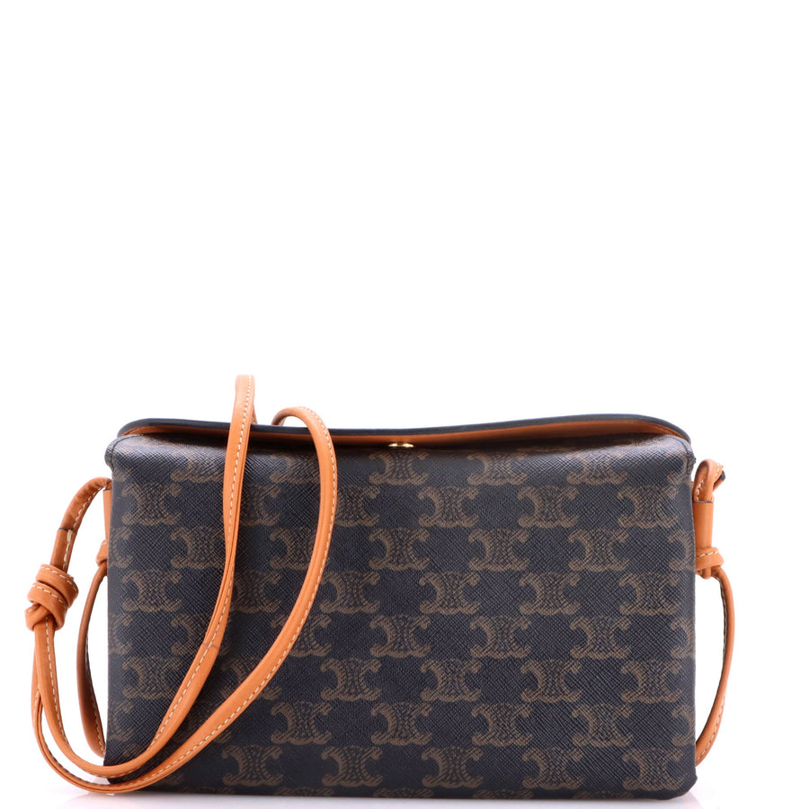Celine Trio Flap Crossbody Bag Triomphe