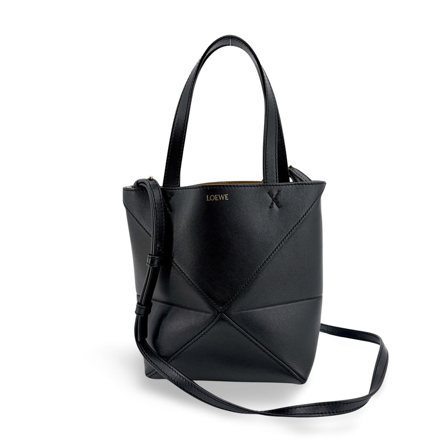 Loewe Mini Puzzle Fold Tote Bag Shiny