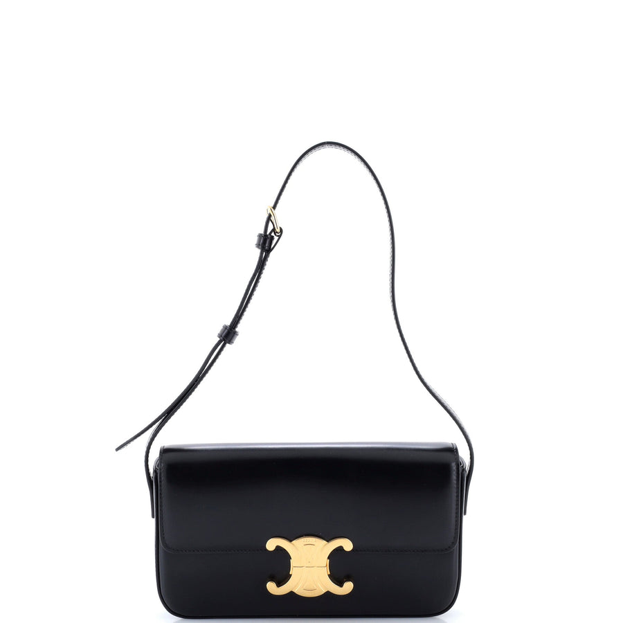 Celine Triomphe East-West Shoulder Bag