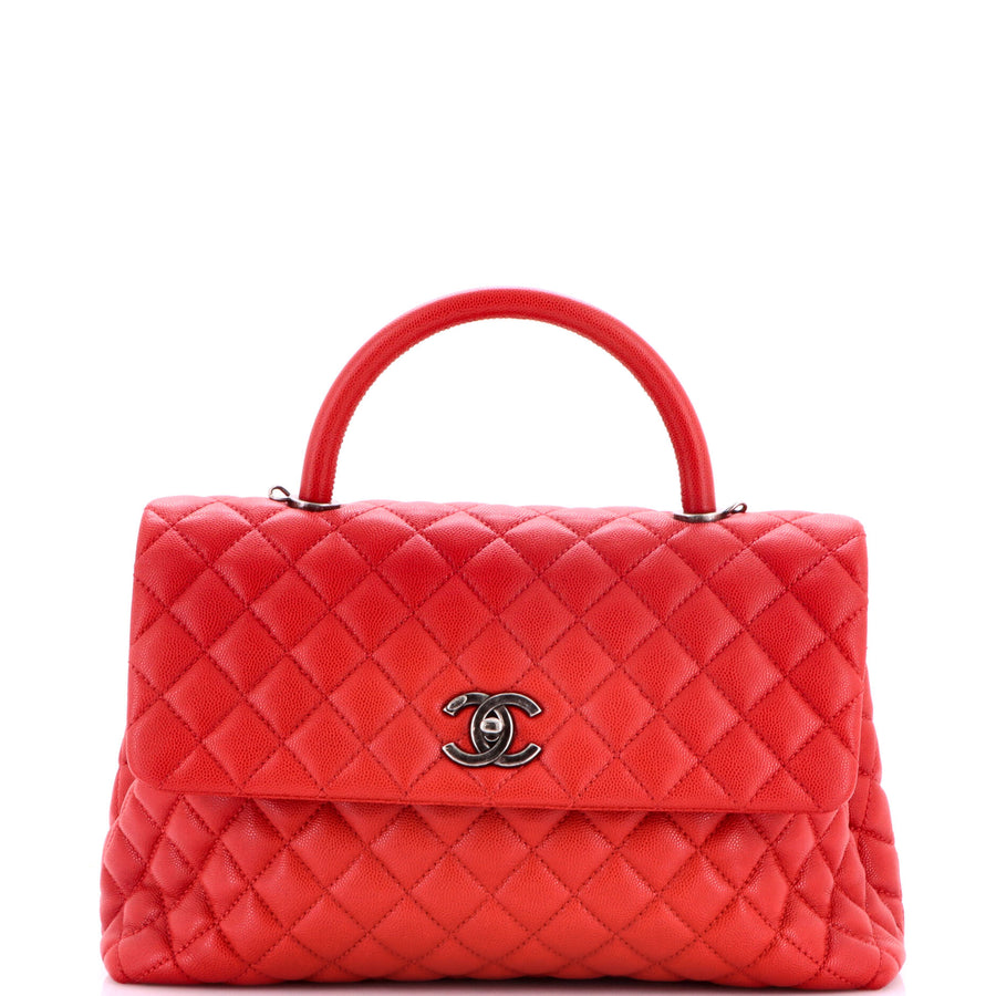 Chanel Coco Top Handle Bag Quilted
