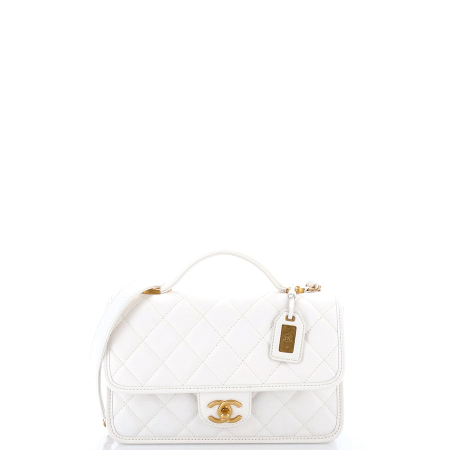 Chanel School Memory Top Handle Flap Bag