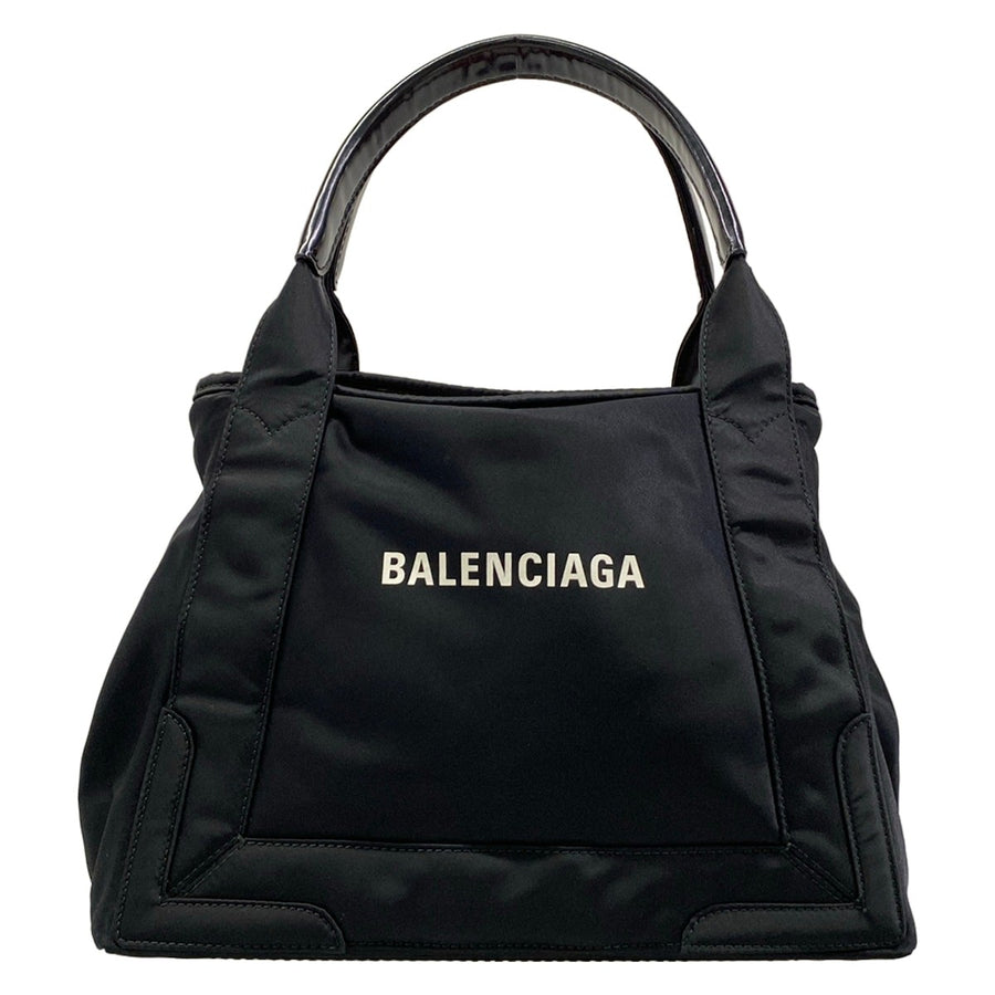 Balenciaga Navy Cabas S Black Nylon