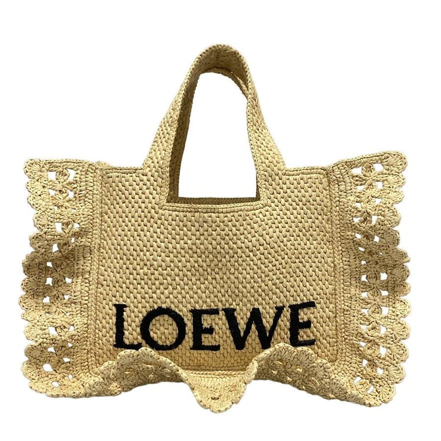 Loewe Font Tote Small Alf1B59X25 Natural
