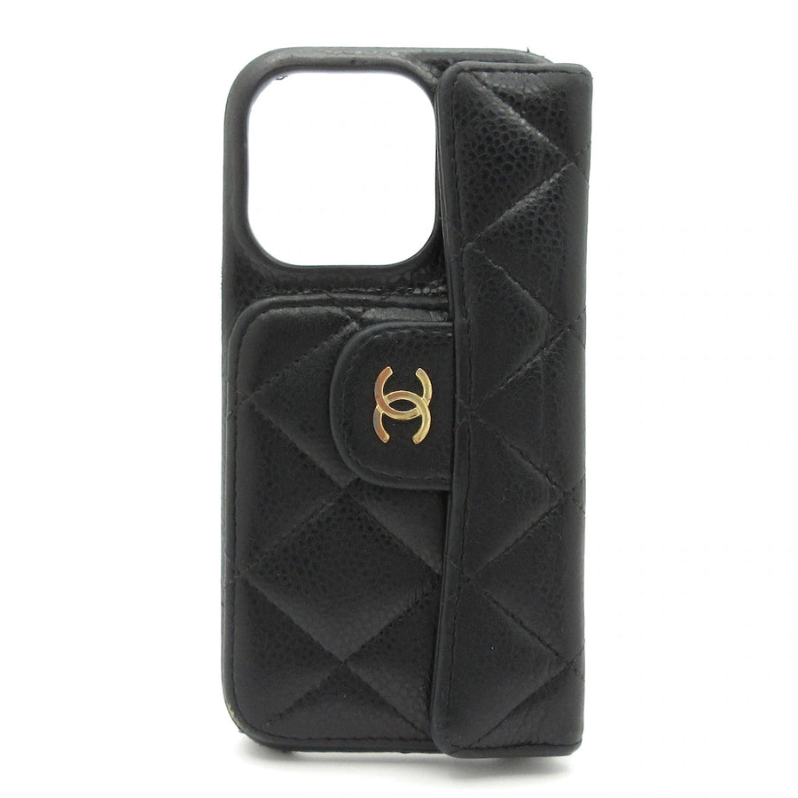 Chanel Matelasse Black Calfskin