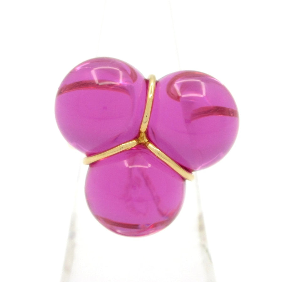 Baccarat 18K Yellow Gold Purple Crystal