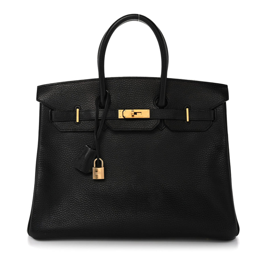 Hermes Ardennes Birkin 35 Black