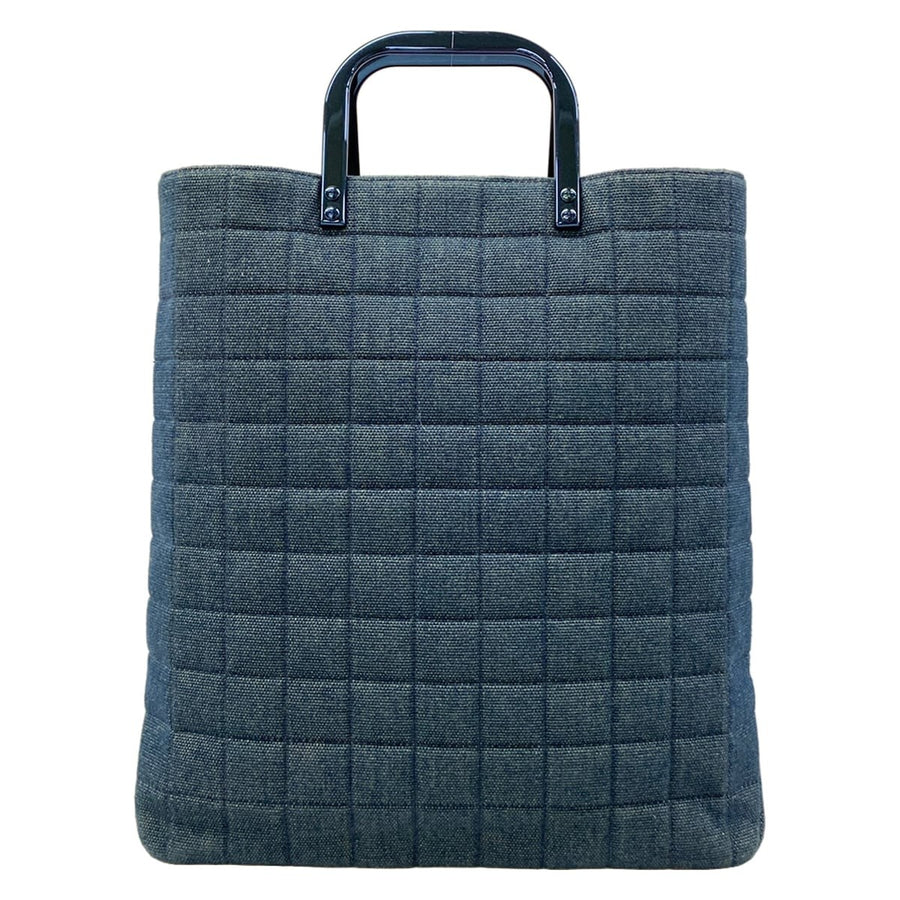 Chanel Chocolate Bar Navy Denim Hardware