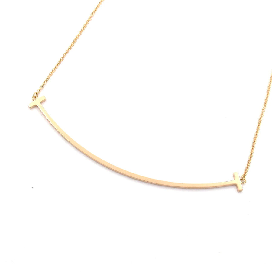 Tiffany&Co. T Smile Pendant (Large) 18K