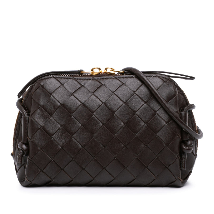 Bottega Veneta Mini Lambskin Intrecciato