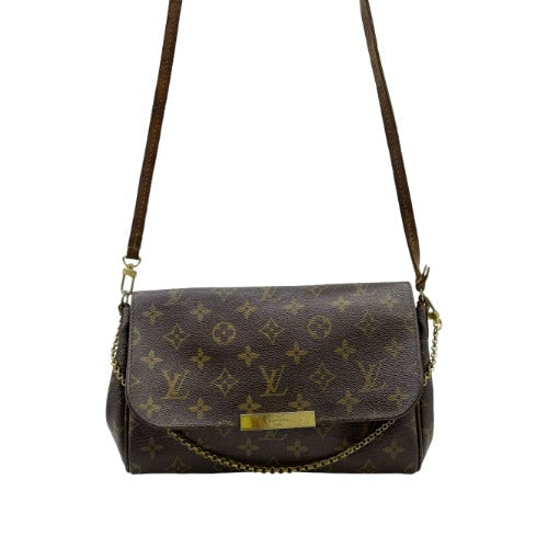Louis Vuitton Leather Chain Shoulder Bag