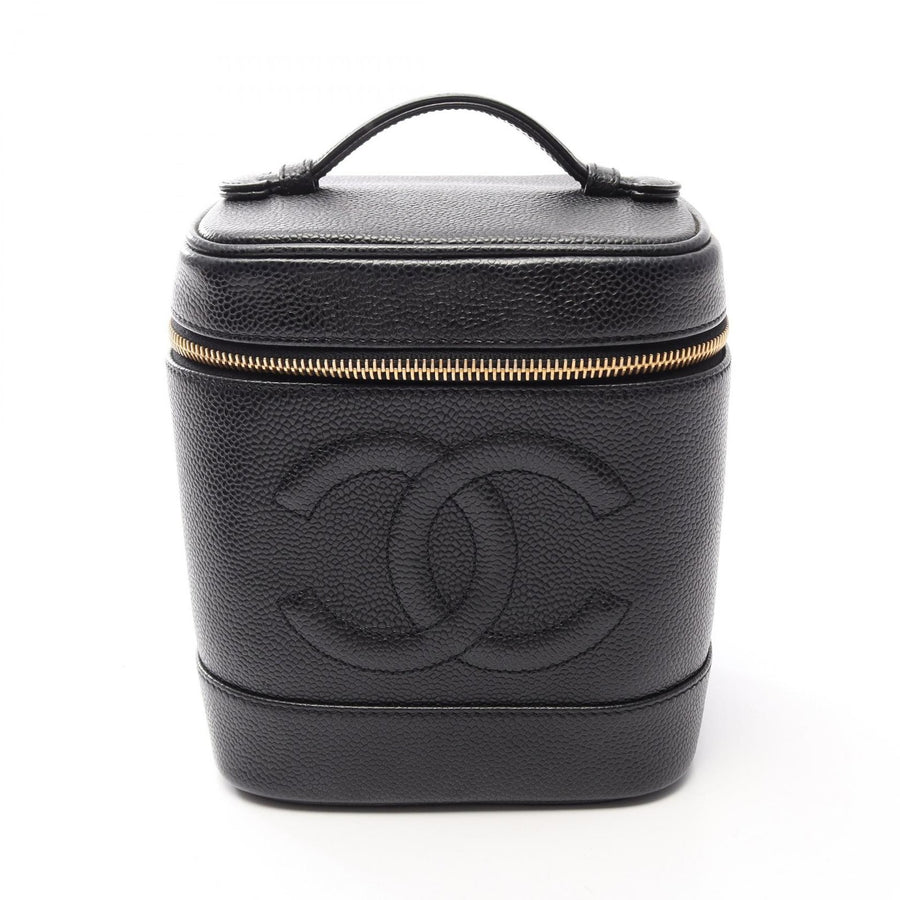 Chanel Coco Mark Vanity Handbag Calfskin