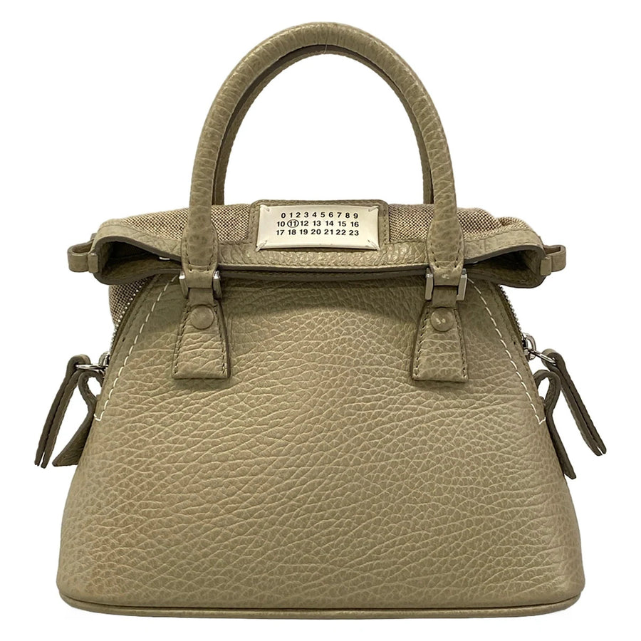Maison Margiela 5Ac Micro Beige Leather