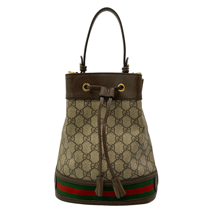 Gucci Ophidia Gg Small Bucket Bag Beige