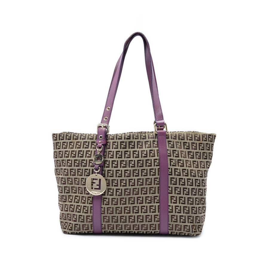Fendi Zucchino Canvas Superstar Tote