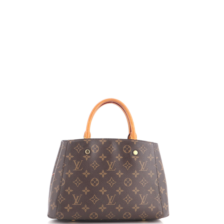 Louis Vuitton Montaigne Handbag Canvas