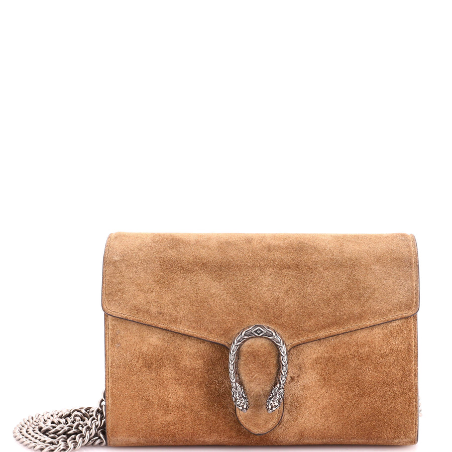 Gucci Dionysus Chain Wallet Suede Small