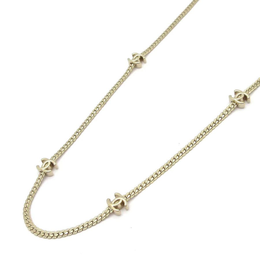 Chanel Coco Gold Hardware Necklace