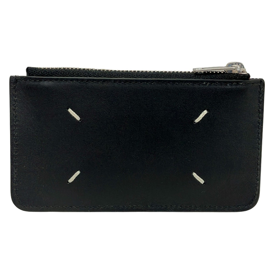Maison Margiela Black Leather Coin Case