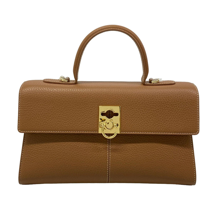 Cafune Stance Bag Brown Leather Handbag
