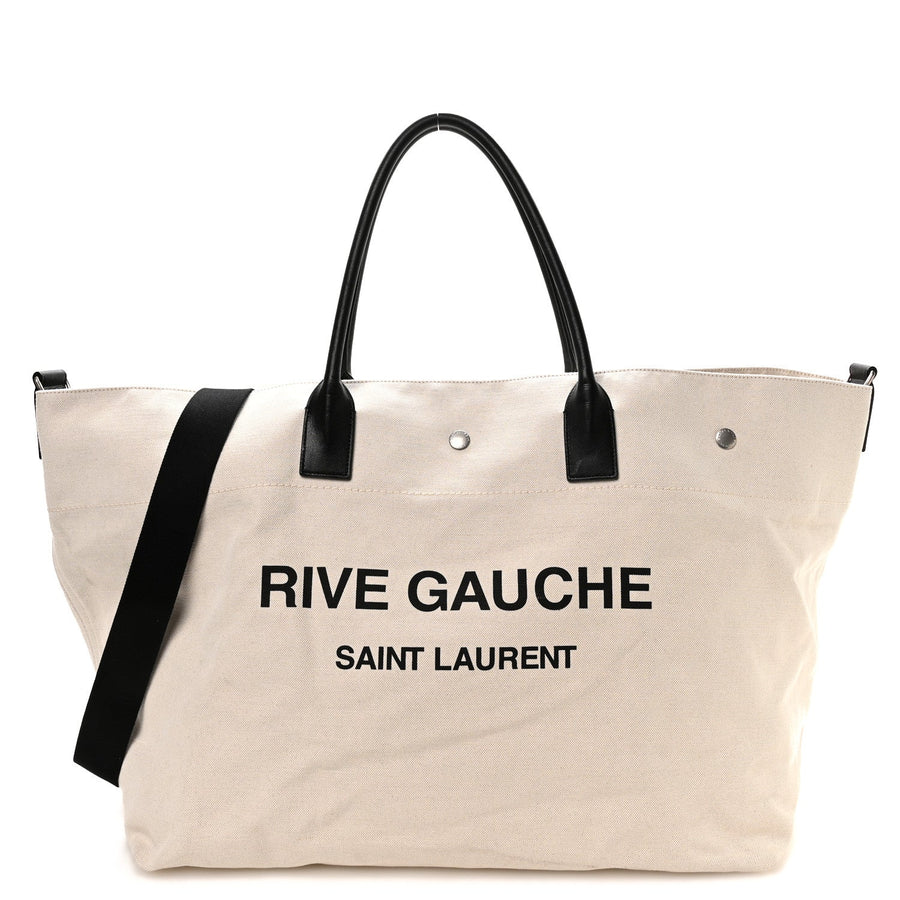 Saint Laurent Linen Calfskin Rive Gauche