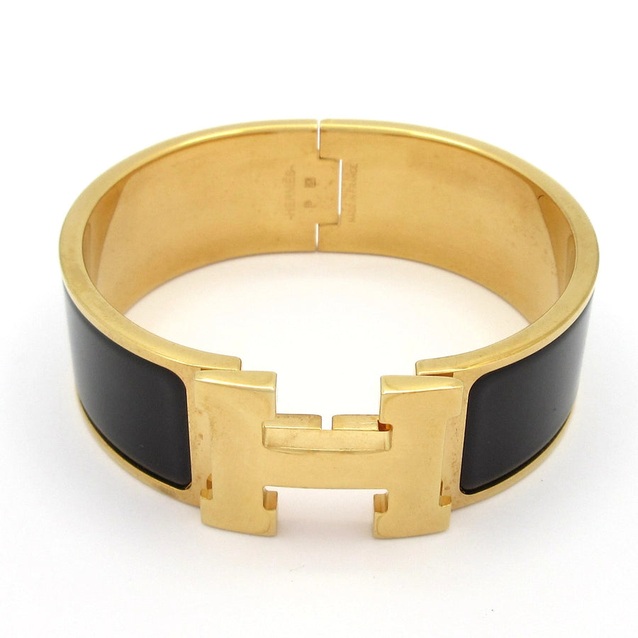 Hermes Click-Clack H Gold Black Hardware