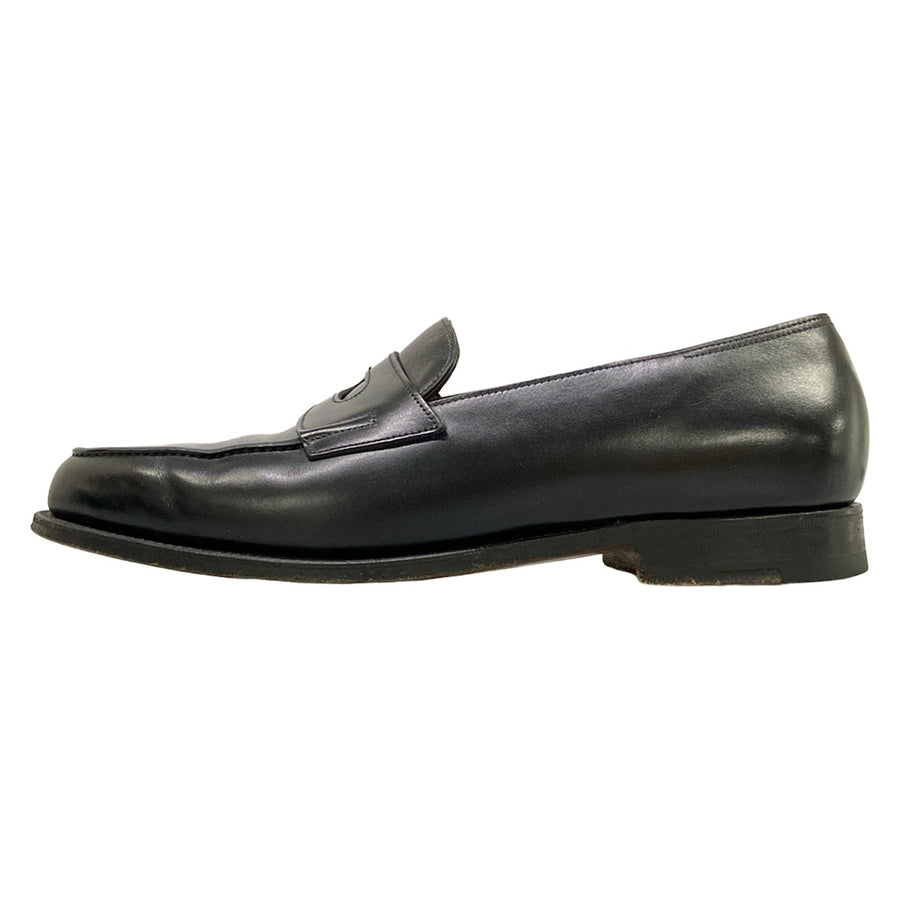 Johnlobb Black Leather Men's Shoes