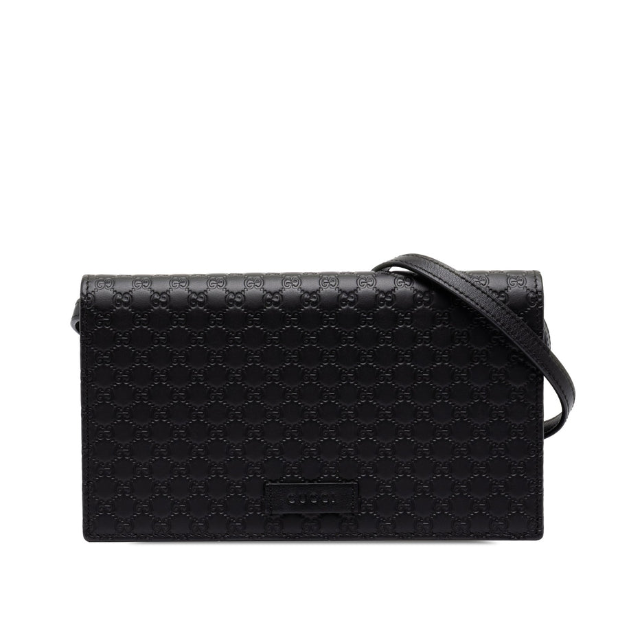 Gucci Microssima Wallet On Strap Pre-