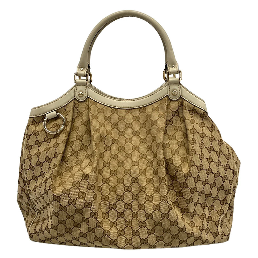 Gucci Sukey Beige Dark Brown Cream