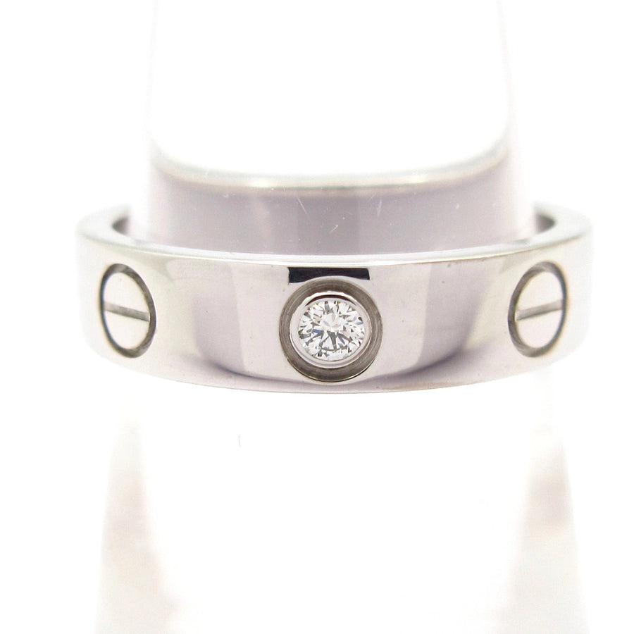 Cartier Mini Love 18K White Gold Diamond