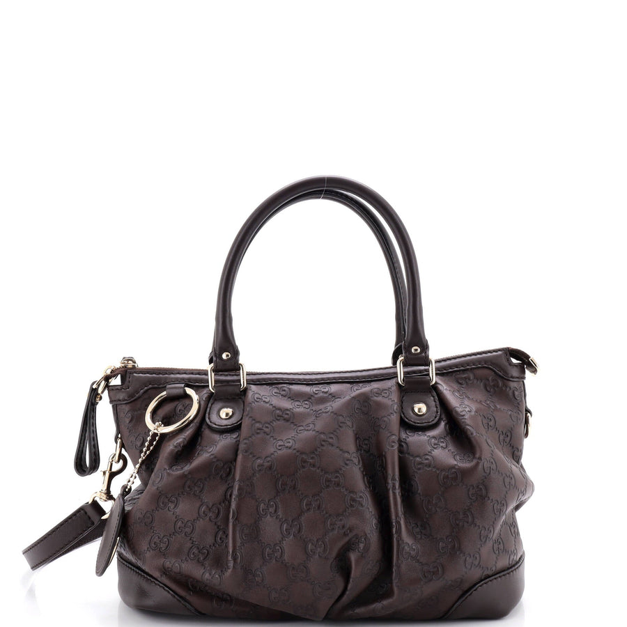 Sukey Top Handle Satchel Guccissima
