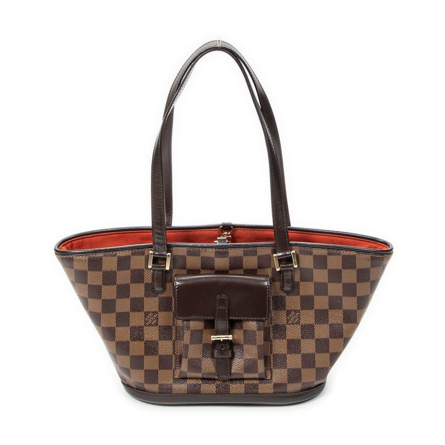 Louis Vuitton Manosque Handbag Damier Pm