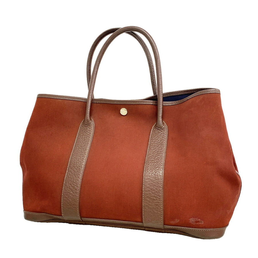 Hermes Garden Party Tote Toile And