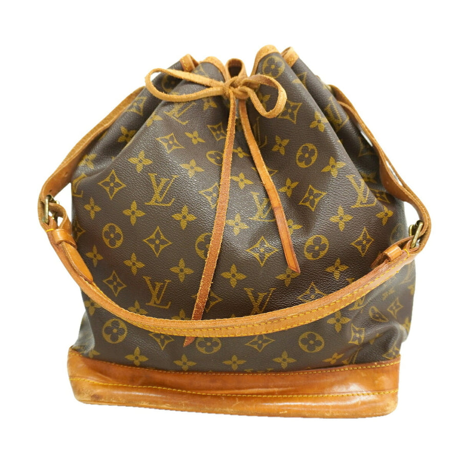 Louis Vuitton Noe Handbag Canvas Large