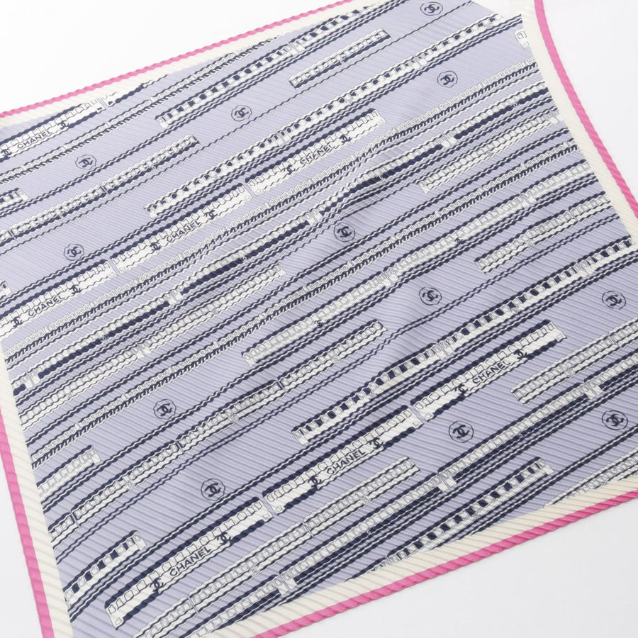 Chanel Coco Mark Pleated Scarf Wrap