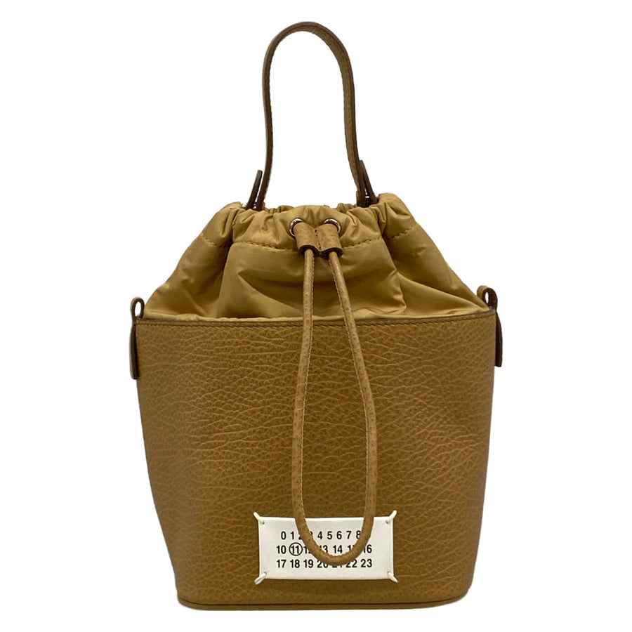 Maison Margiela Beige Leather Canvas