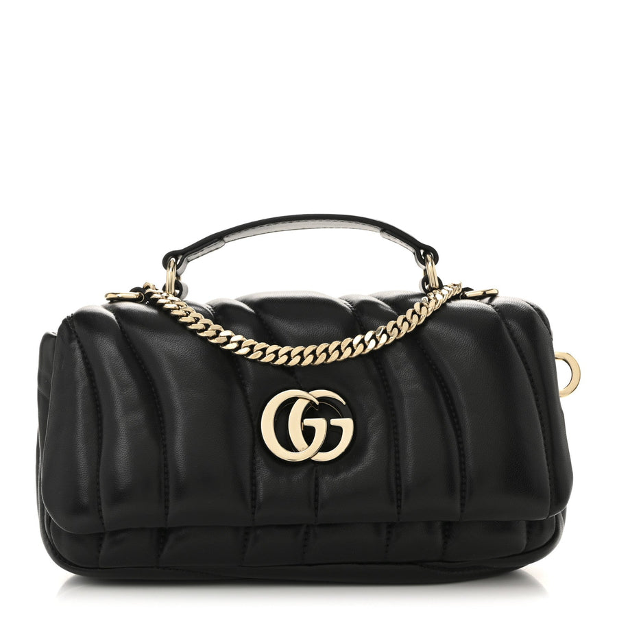 Gucci Lambskin Quilted Mini Gg Milano